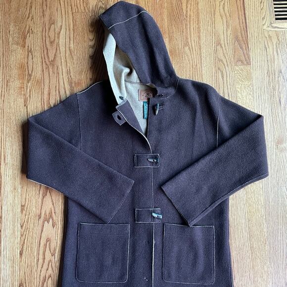 RALPH LAUREN Brown Wool Jacket Petite Large - Picture 2 of 10